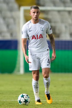 Apoel Vs Tottenham Hotspur arasında Şampiyonlar Ligi oyunu