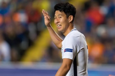 Apoel Vs Tottenham Hotspur arasında Şampiyonlar Ligi oyunu