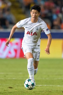 Apoel Vs Tottenham Hotspur arasında Şampiyonlar Ligi oyunu