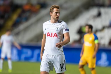 Apoel Vs Tottenham Hotspur arasında Şampiyonlar Ligi oyunu