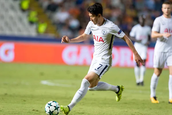 Pertandingan Liga Champions antara APOEL VS Tottenham Hotspur — Stok Foto