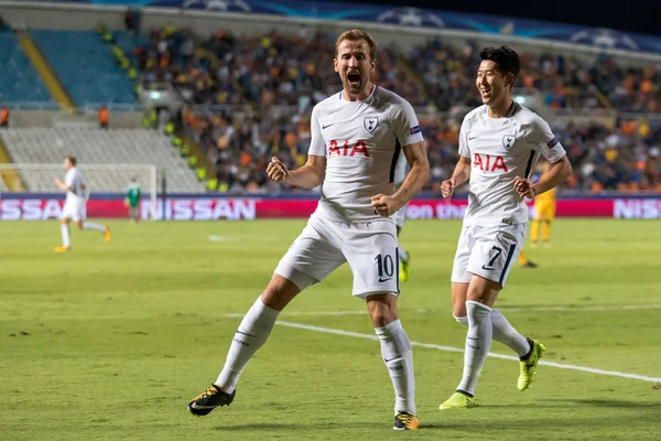 Pertandingan Liga Champions antara APOEL VS Tottenham Hotspur — Stok Foto