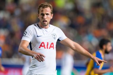 Apoel Vs Tottenham Hotspur arasında Şampiyonlar Ligi oyunu