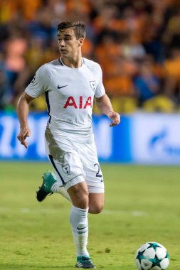 Apoel Vs Tottenham Hotspur arasında Şampiyonlar Ligi oyunu