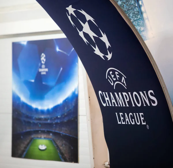 Champions League játék között Apoel Vs Tottenham Hotspur — Stock Fotó