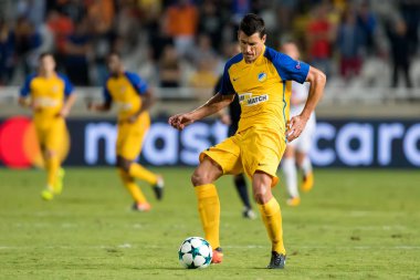 Apoel Vs Tottenham Hotspur arasında Şampiyonlar Ligi oyunu