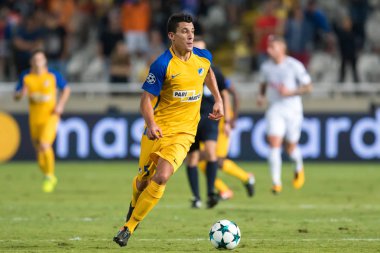 Apoel Vs Tottenham Hotspur arasında Şampiyonlar Ligi oyunu