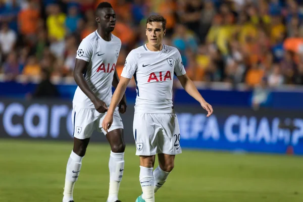 Apoel Vs Tottenham Hotspur arasında Şampiyonlar Ligi oyunu — Stok fotoğraf