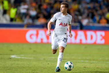 Apoel Vs Tottenham Hotspur arasında Şampiyonlar Ligi oyunu