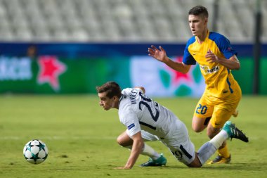 Apoel Vs Tottenham Hotspur arasında Şampiyonlar Ligi oyunu