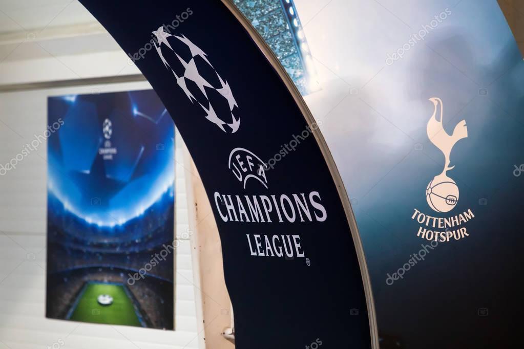 Nicosia, Cyprus - Semptember 26, 2017: The players tunnel of Pancyprian Gymnastic Association Stadium before the UEFA Champions League game between APOEL VS Tottenham Hotspur