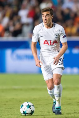 Apoel Vs Tottenham Hotspur arasında Şampiyonlar Ligi oyunu