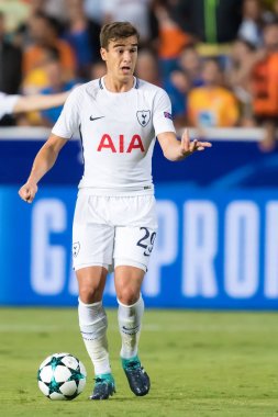Apoel Vs Tottenham Hotspur arasında Şampiyonlar Ligi oyunu