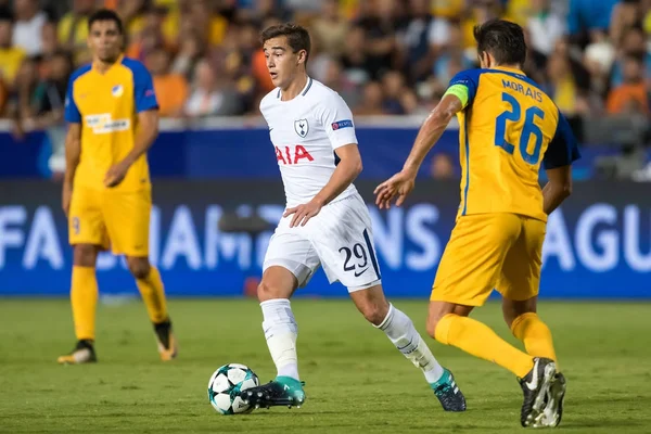 Champions League partido entre APOEL VS Tottenham Hotspur — Foto de Stock