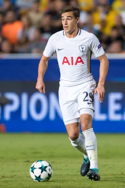 Apoel Vs Tottenham Hotspur arasında Şampiyonlar Ligi oyunu