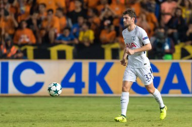 Apoel Vs Tottenham Hotspur arasında Şampiyonlar Ligi oyunu