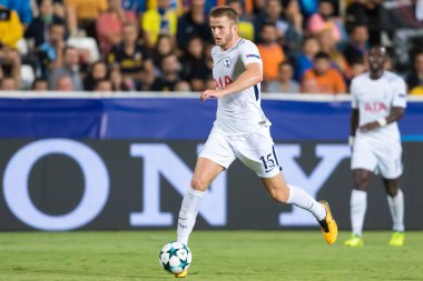 Apoel Vs Tottenham Hotspur arasında Şampiyonlar Ligi oyunu