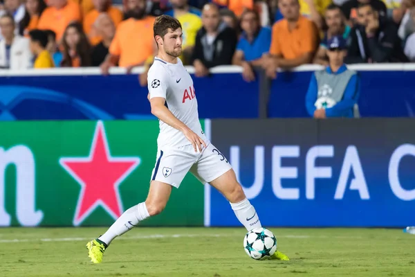 Pertandingan Liga Champions antara APOEL VS Tottenham Hotspur — Stok Foto