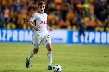 Apoel Vs Tottenham Hotspur arasında Şampiyonlar Ligi oyunu