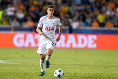 Apoel Vs Tottenham Hotspur arasında Şampiyonlar Ligi oyunu
