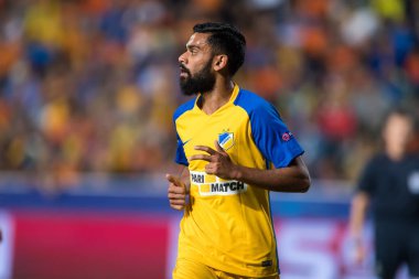 Apoel Vs Tottenham Hotspur arasında Şampiyonlar Ligi oyunu