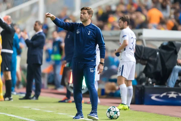 Apoel Vs Tottenham Hotspur arasında Şampiyonlar Ligi oyunu — Stok fotoğraf