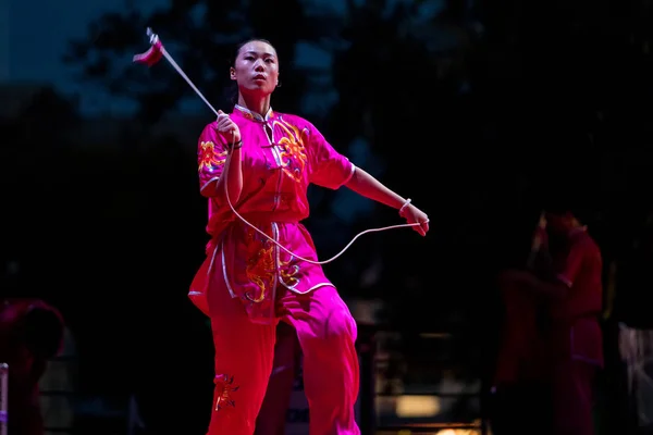 Demonstration faculties of Japanese traditional martial arts — Stock Photo, Image