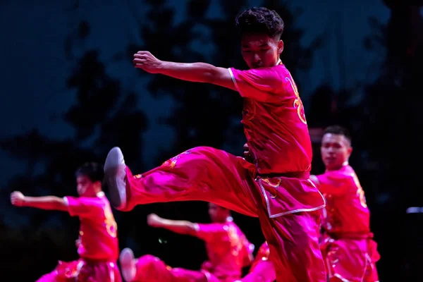 Demonstration faculties of Japanese traditional martial arts — Stock Photo, Image