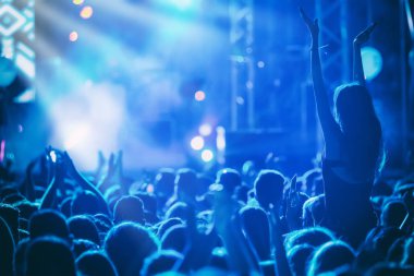 El ile bir akıllı telefon kayıtları canlı müzik festivali