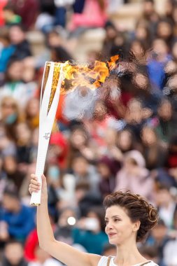 Olimpiyat meşalesinin Kış Olimpiyatları için töreni