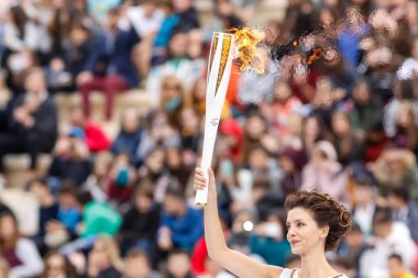 Olimpiyat meşalesinin Kış Olimpiyatları için töreni