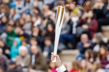 Olimpiyat meşalesinin Kış Olimpiyatları için töreni