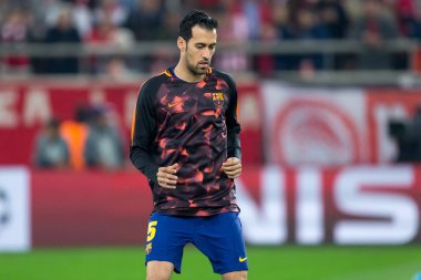 Arada Olympiakos vs Fc Barcelona UEFA Şampiyonlar Ligi oyunu