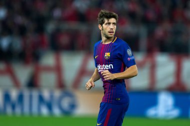 Arada Olympiakos vs Fc Barcelona UEFA Şampiyonlar Ligi oyunu