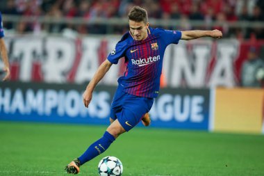 Arada Olympiakos vs Fc Barcelona UEFA Şampiyonlar Ligi oyunu