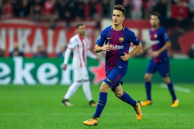 Arada Olympiakos vs Fc Barcelona UEFA Şampiyonlar Ligi oyunu