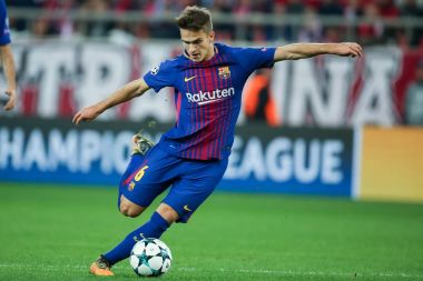 Arada Olympiakos vs Fc Barcelona UEFA Şampiyonlar Ligi oyunu