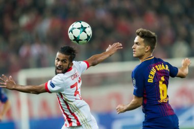 Arada Olympiakos vs Fc Barcelona UEFA Şampiyonlar Ligi oyunu