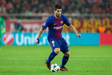 Arada Olympiakos vs Fc Barcelona UEFA Şampiyonlar Ligi oyunu