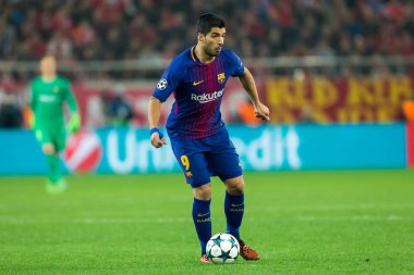 Arada Olympiakos vs Fc Barcelona UEFA Şampiyonlar Ligi oyunu