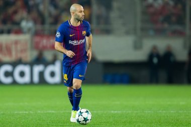 Arada Olympiakos vs Fc Barcelona UEFA Şampiyonlar Ligi oyunu