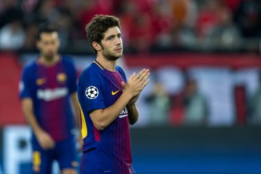 Arada Olympiakos vs Fc Barcelona UEFA Şampiyonlar Ligi oyunu