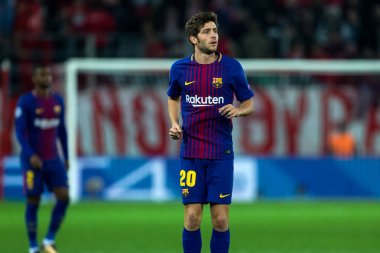 Arada Olympiakos vs Fc Barcelona UEFA Şampiyonlar Ligi oyunu