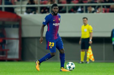 Arada Olympiakos vs Fc Barcelona UEFA Şampiyonlar Ligi oyunu