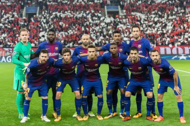 Arada Olympiakos vs Fc Barcelona UEFA Şampiyonlar Ligi oyunu