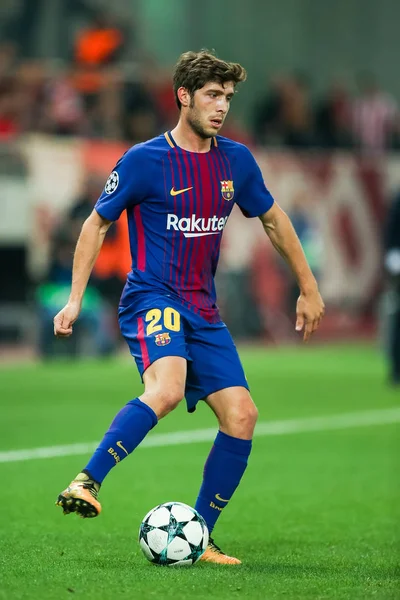 Arada Olympiakos vs Fc Barcelona UEFA Şampiyonlar Ligi oyunu