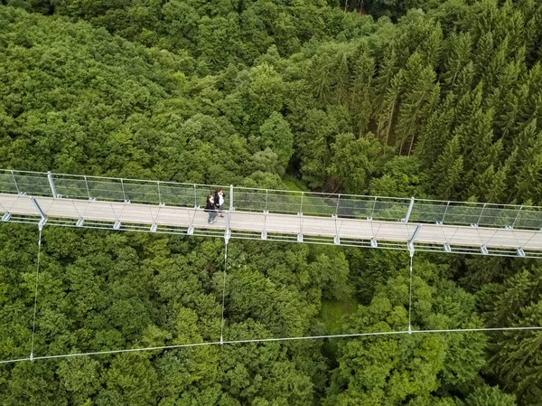 Geierlay hängbro, Moersdorf, Tyskland — Stockfoto