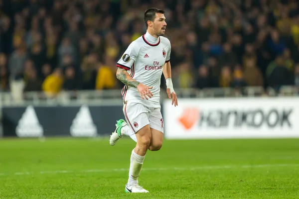 Aek Rennes rakip Ac Milan arasında UEFA Avrupa Ligi oyunu 