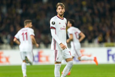 Aek Rennes rakip Ac Milan arasında UEFA Avrupa Ligi oyunu 