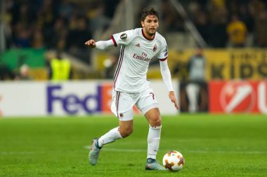 Aek Rennes rakip Ac Milan arasında UEFA Avrupa Ligi oyunu 